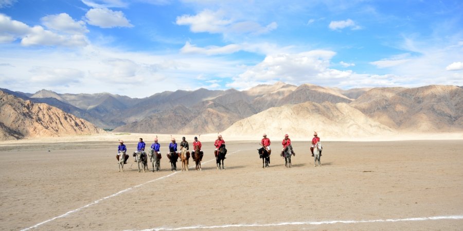 Players prepare to Start a Game of Polo