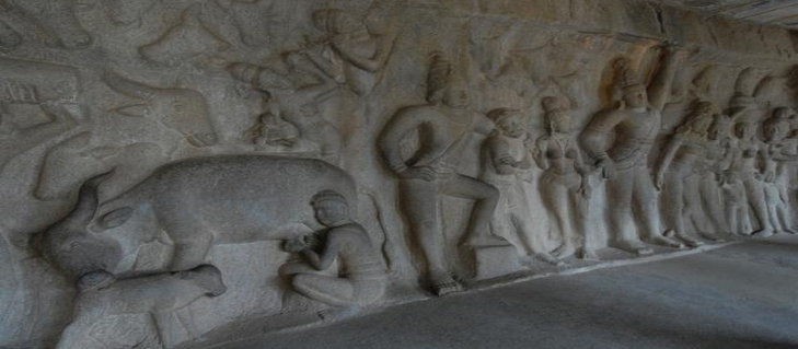 Krishna Mandapam, Mahabalipuram