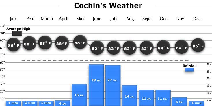 Cochin Weather Graphs