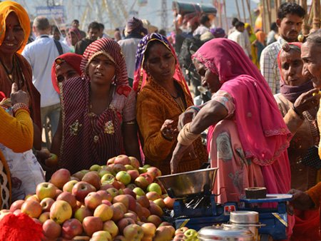 Shopping for Apples, Pushkar Fair