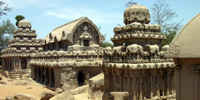 The five rathas -1, Mahabalipuram - 