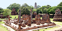 Grand Hall Wat Phra Sri Sanphet, Ayutthaya, Thailand - 