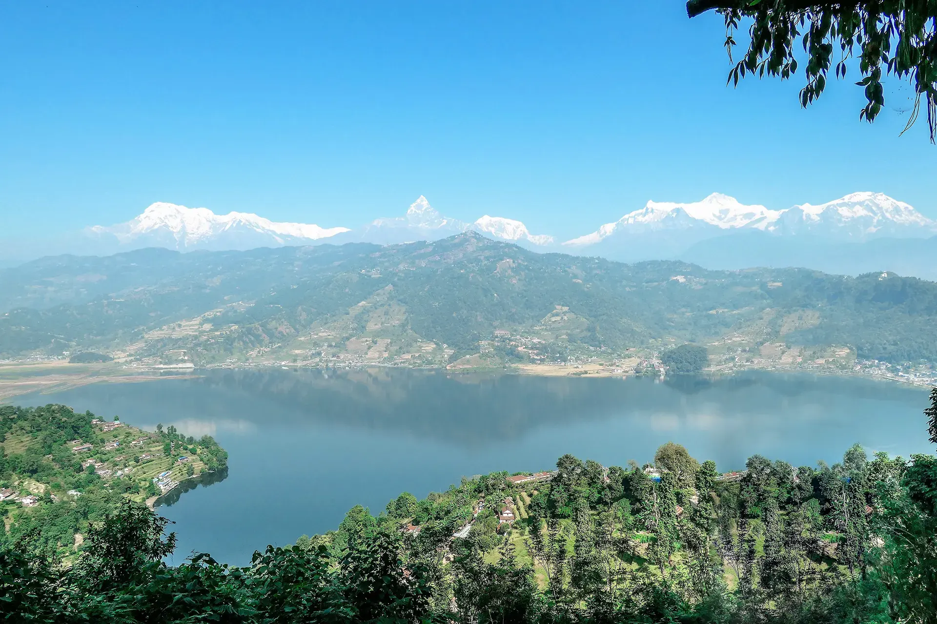 Phewa Lake & Fishtail Mountain