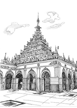 Mahamuni Buddha Temple Mandalay